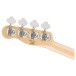 Squier Paranormal Precision Bass Thinline SJ MN, Vintage White - back of headstock