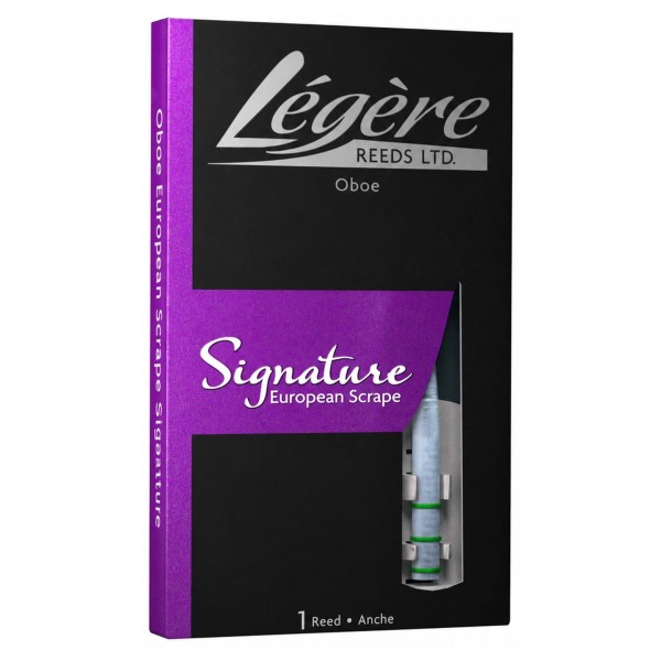 Legere Oboe Reed, Signature European Scrape, Medium Soft 1