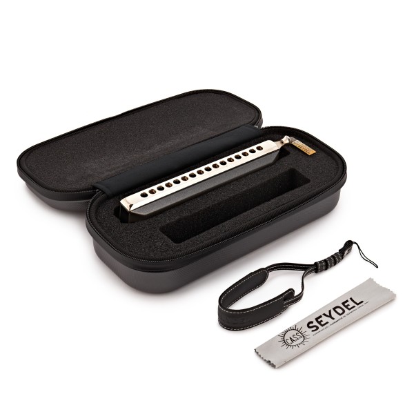 Seydel Symphony 64 Grand Chromatic Harmonica, Aluminium