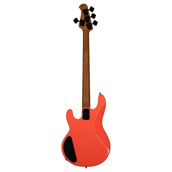 Sterling Pete Wentz Signature Bass, Fiesta Red - back