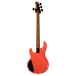 Sterling Pete Wentz Signature Bass, Fiesta Red - back