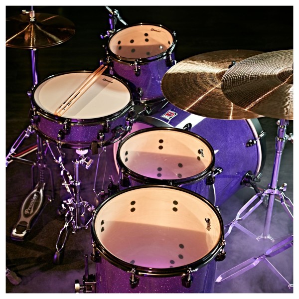 Premier Little Criminal Drum Kit, Purple Rain Sparkle