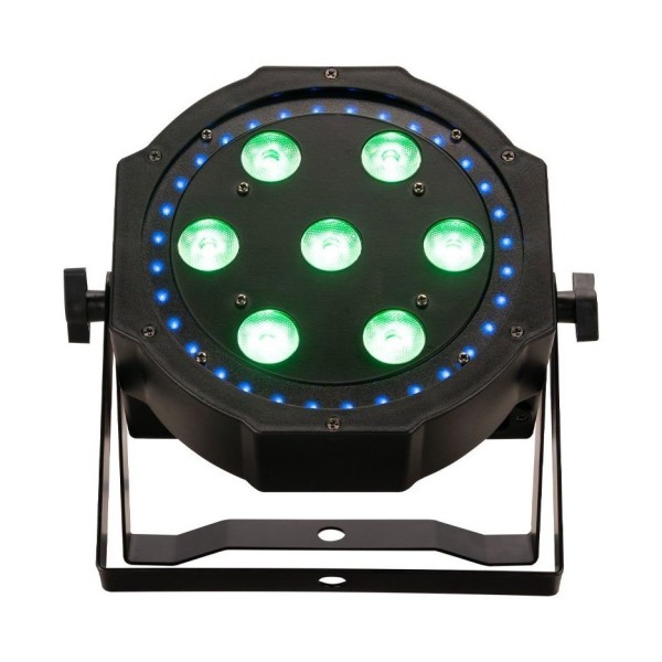 Eliminator Lighting LP 8R LED Flat Par Wash Light with RGB Ring - U01