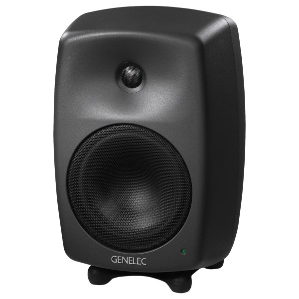 Genelec 8040A Smart Active Monitor, Dark Grey - Angled