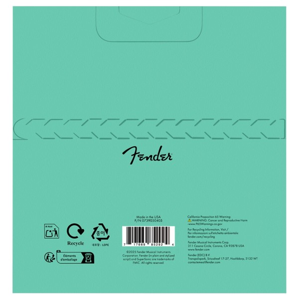 Fender 9050ML Stainless Bass Flatwound Strings 50-100 - back