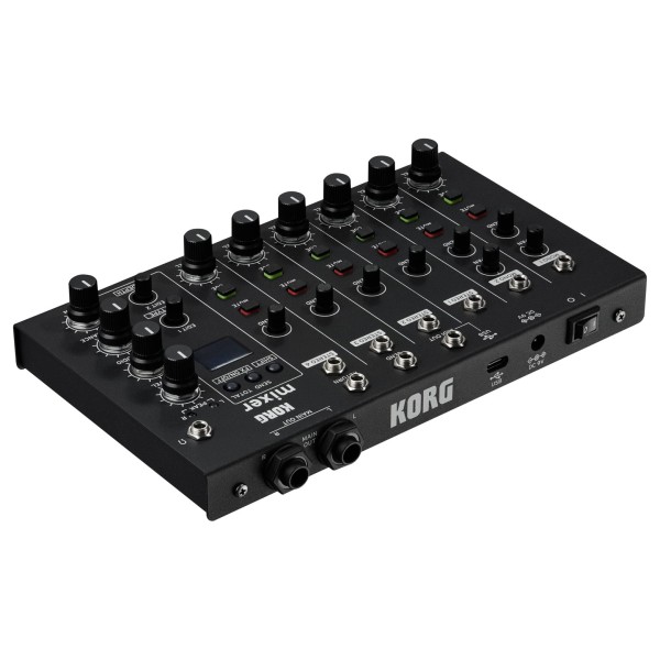 Korg NTS-4 Mixer and Audio Interface - Angled Rear