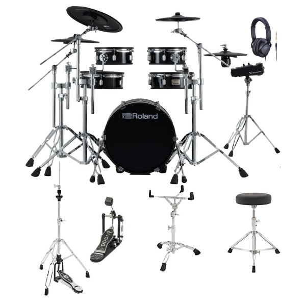 Roland VAD316 V-Drums Acoustic Design Electronic Drum Kit with Accessory Pack