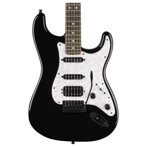 Fender Limited Edition Player Fusion Stratocaster HSS, Ebony Fingerboard, Black - body
