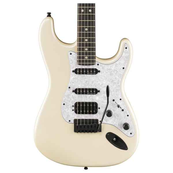 Fender Limited Edition Player Fusion Stratocaster HSS, Ebony Fingerboard, Olympic Pearl - body