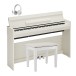 Yamaha YDP S36 Digital Piano Package, White Birch