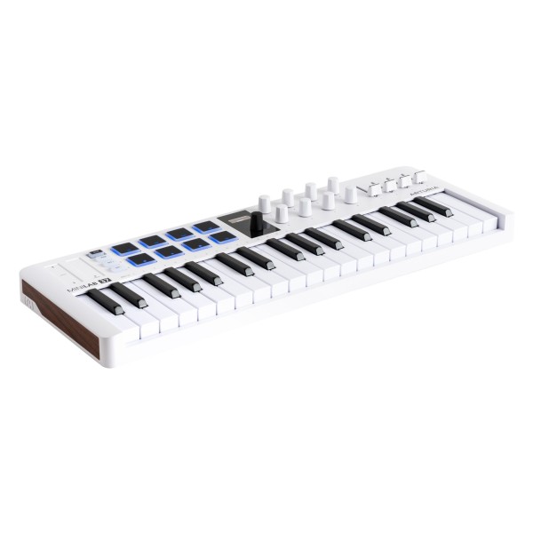 Arturia Minilab 37 MK3, White - Angled 2