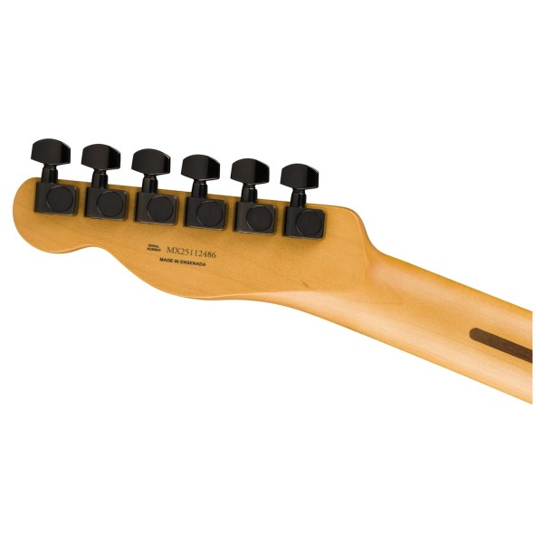 Fender Limited Edition Player Fusion Telecaster HH Floyd Rose, Ebony Fingerboard, Black - back of headstock