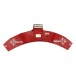 Snareweight M80 Snare Dampening System, Oxblood Red