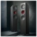 KEF R7 Meta Floorstanding Speakers (Pair), Titanium Gloss, Beauty Image