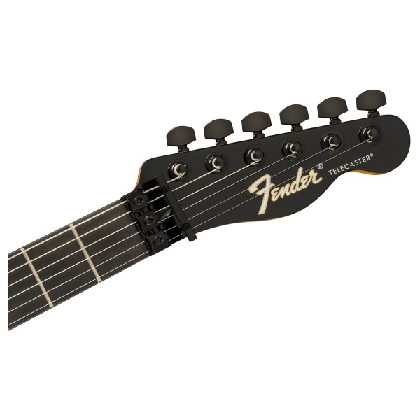 Fender Limited Edition Player Fusion Telecaster HH Floyd Rose, Ebony Fingerboard, Aura Metallic - headstock