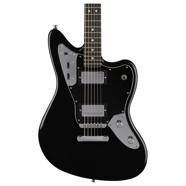 Fender Limited Edition Player Fusion Jaguar Baritone, Ebony Fingerboard, Black - body