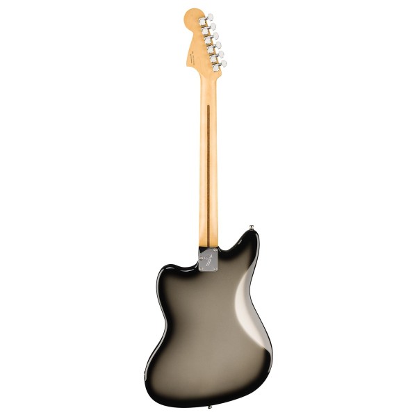 Fender Limited Edition Player Fusion Jaguar Baritone, Ebony Fingerboard, Silverburst - back