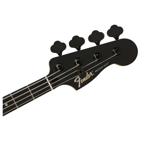 Fender Limited Edition Player Fusion Precision Bass HH, Ebony Fingerboard, Black - headstock