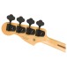 Fender Limited Edition Player Fusion Precision Bass HH, Ebony Fingerboard, Black - back of headstock