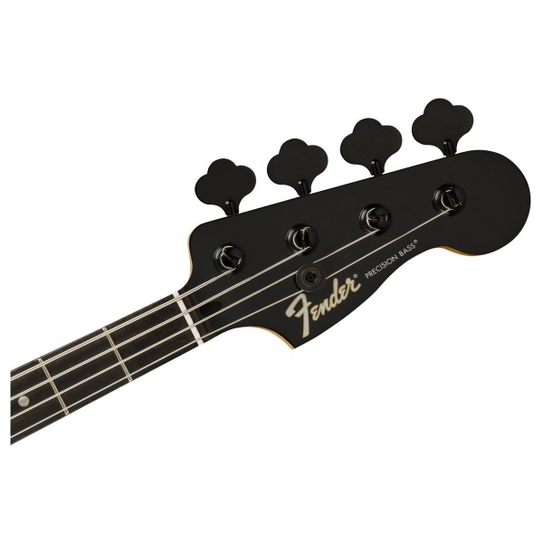 Fender Limited Edition Player Fusion Precision Bass HH, Ebony Fingerboard, Halo Metallic - headstock