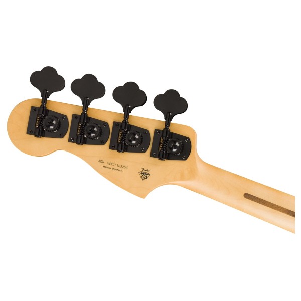 Fender Limited Edition Player Fusion Precision Bass HH, Ebony Fingerboard, Halo Metallic - back of headstock