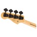 Fender Limited Edition Player Fusion Precision Bass HH, Ebony Fingerboard, Halo Metallic - back of headstock