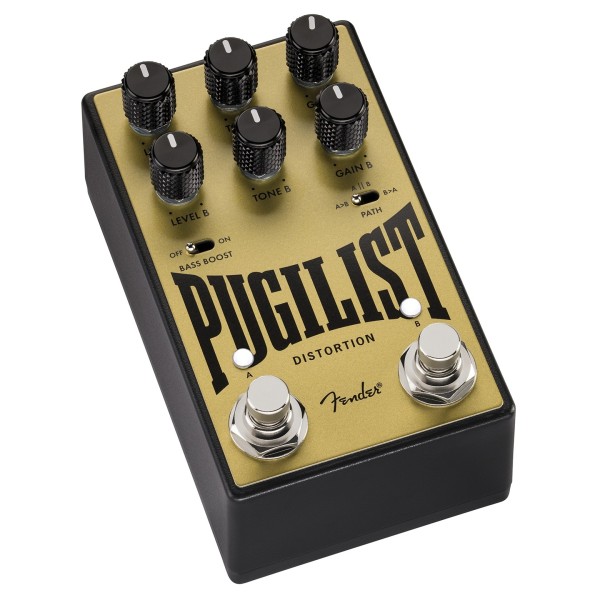 Fender Pugilist Distortion V2 Pedal - angled shot