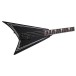 Jackson X Series RRB IV Rhoads Bass, Black with White Pinstripes - body