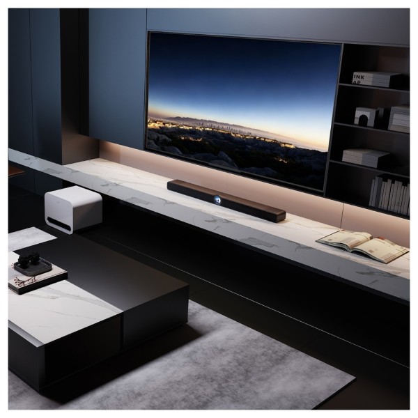 WiiM Bar Soundbar, Gloss Black - lifestlye  4