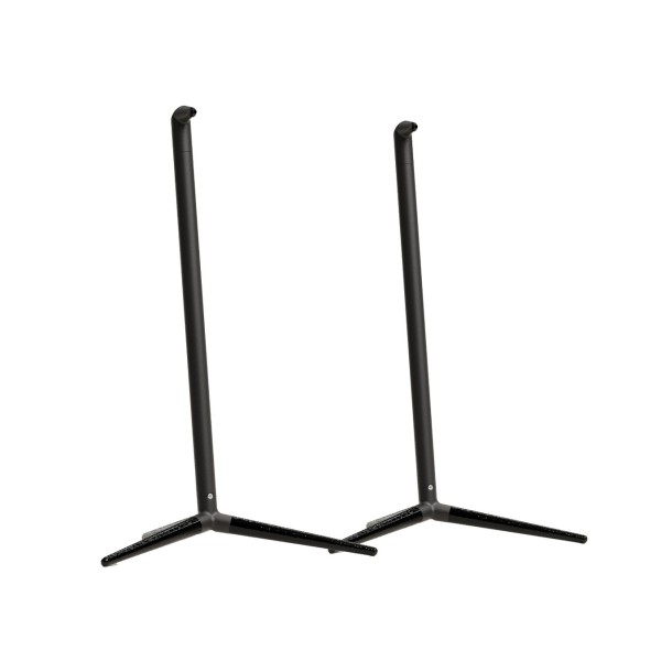 Monitor Audio Radius 4G Floor Stand, Satin Black / Black Ash Wood - main 