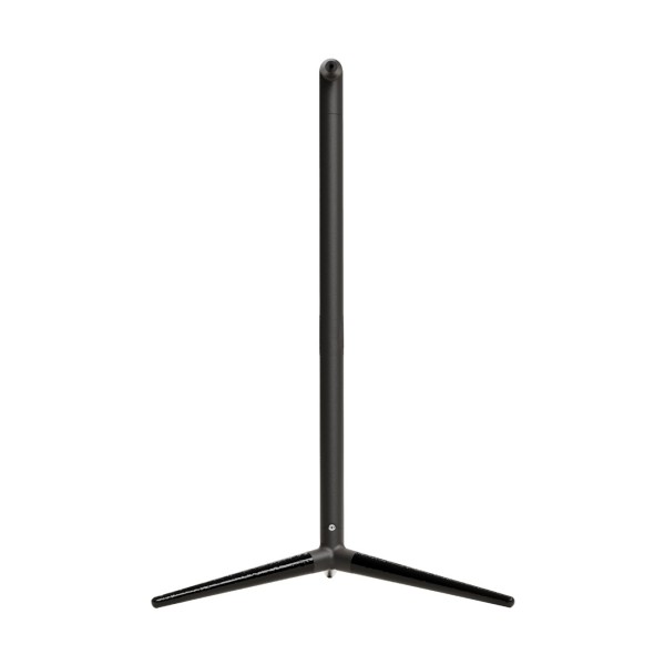 Monitor Audio Radius 4G Floor Stand, Satin Black / Black Ash Wood - fornt 