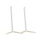 Monitor Audio Radius 4G Floor Stand, Satin White / Natural Ash Wood - main 