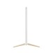 Monitor Audio Radius 4G Floor Stand, Satin White / Natural Ash Wood - front 