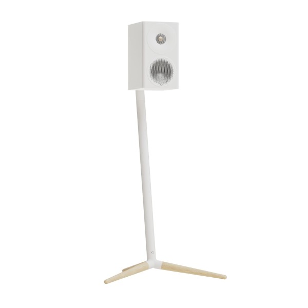 Monitor Audio Radius 4G Floor Stand, Satin White / Natural Ash Wood - radius 3 example 