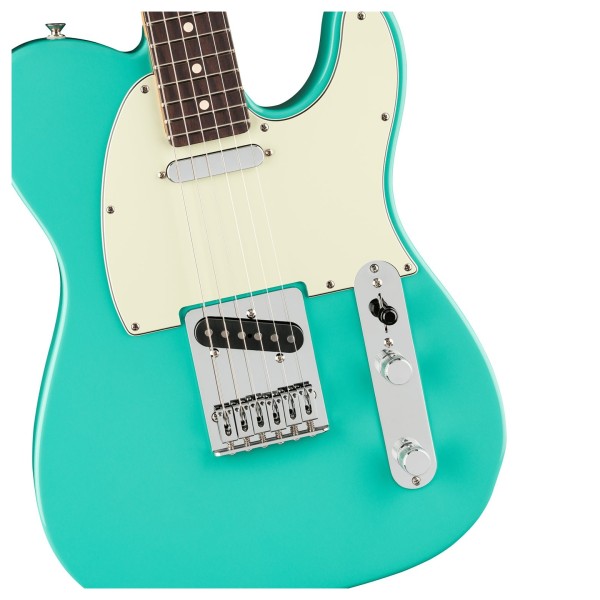 Fender 75th Anniversary Player II Telecaster RW, Seafoam Green - hardware