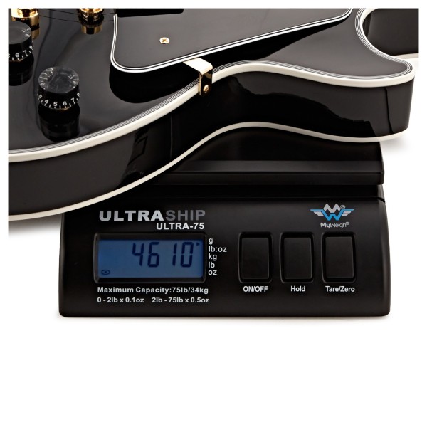 Gibson Custom Les Paul Custom, Ebony #C5501118 - weight shot