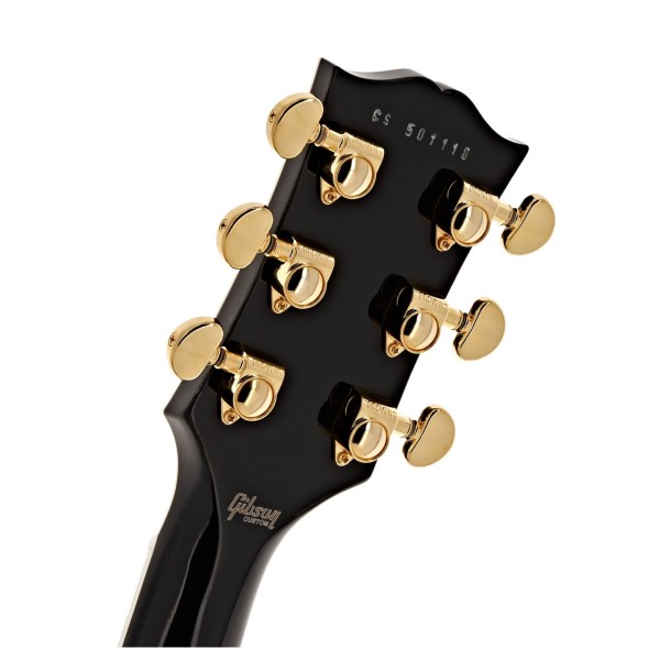 Gibson Custom Les Paul Custom, Ebony #C5501118 - back of headstock