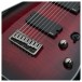 Schecter Damien Elite-8 Electric Guitar, Crimson Red Burst