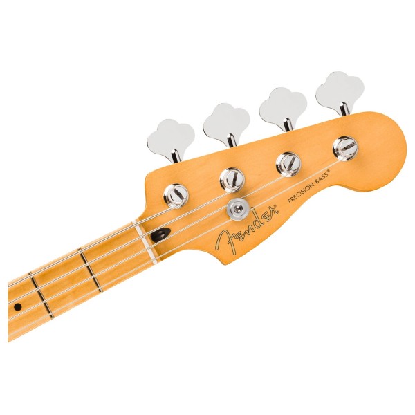 Fender 75th Anniversary Player II Precision Bass MN, Aztec Gold - headstock