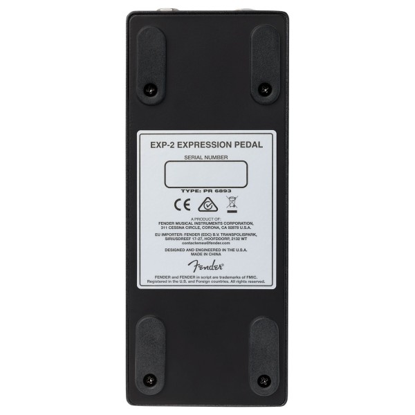 Fender EXP-2 Expression Pedal - bottom