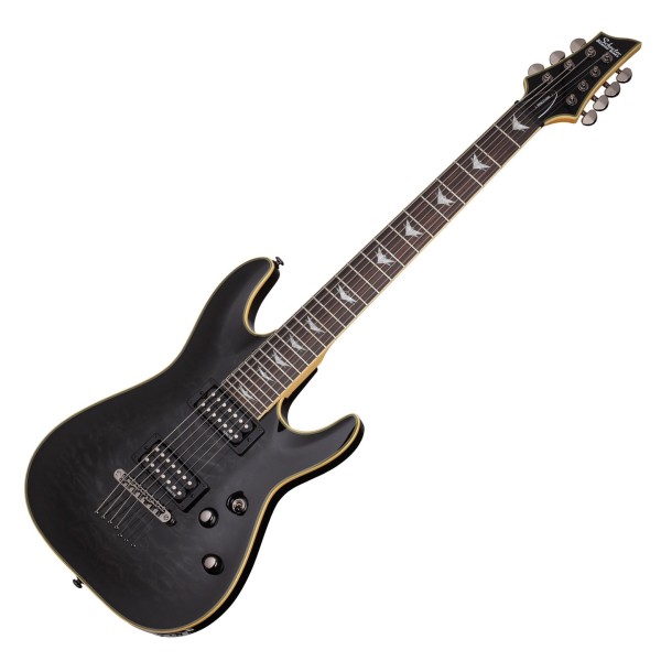Schecter Omen Extreme-7 Electric Guitar, See-Thru Black