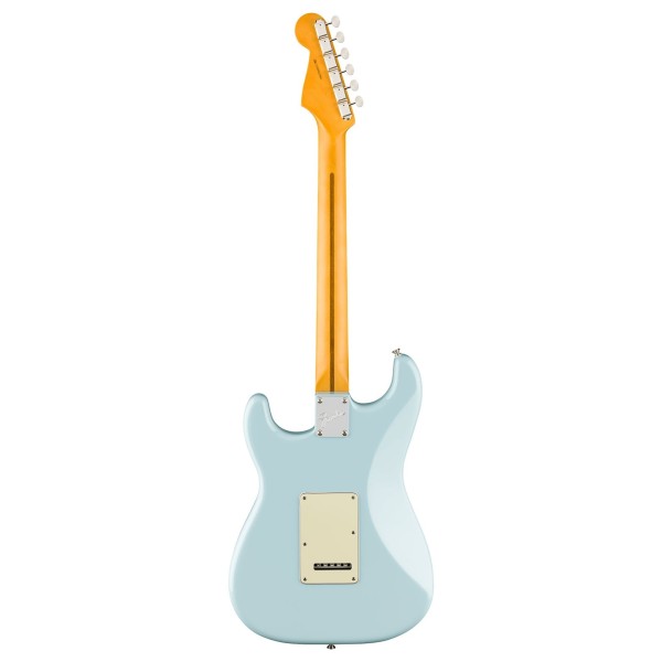 Fender Limited Edition Pro Classic Silent Stratocaster RW. Daphne Blue - back