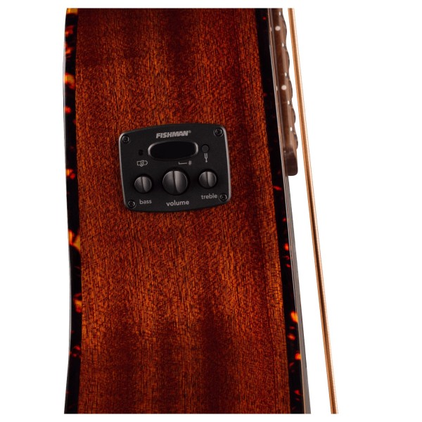 Fender California Deluxe Kingman Bass CE Mahogany, Natural - preamp controls