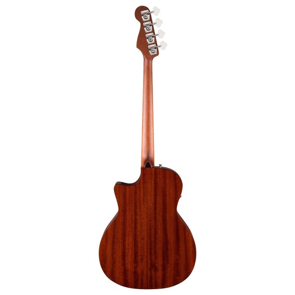 Fender California Deluxe Kingman Bass CE Mahogany, Natural - back