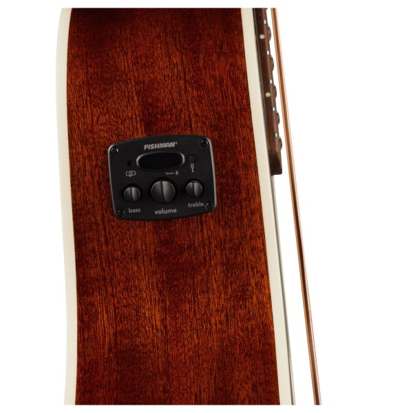 Fender California Deluxe Kingman Bass CE, Black - preamp controls