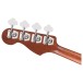 Fender California Deluxe Kingman Bass CE, Black - back of headstock