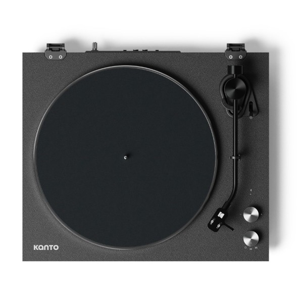 Kanto OBI3 Turntable with Bluetooth, Matte Black - 