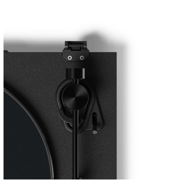 Kanto OBI3 Bluetooth Record Player, Black - Arm Detail