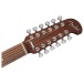 Fender California Deluxe Villager E, Black - headstock