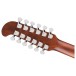 Fender California Deluxe Villager E, Black - back of headstock